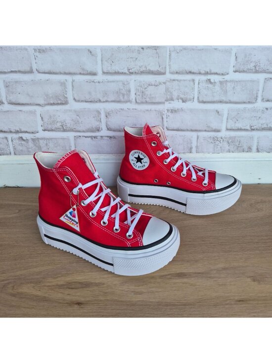 Converse Chuck Taylor Lift Double Stack Hi Sz 7 Men\'s shoes Sneaker Red A15542C main image 8